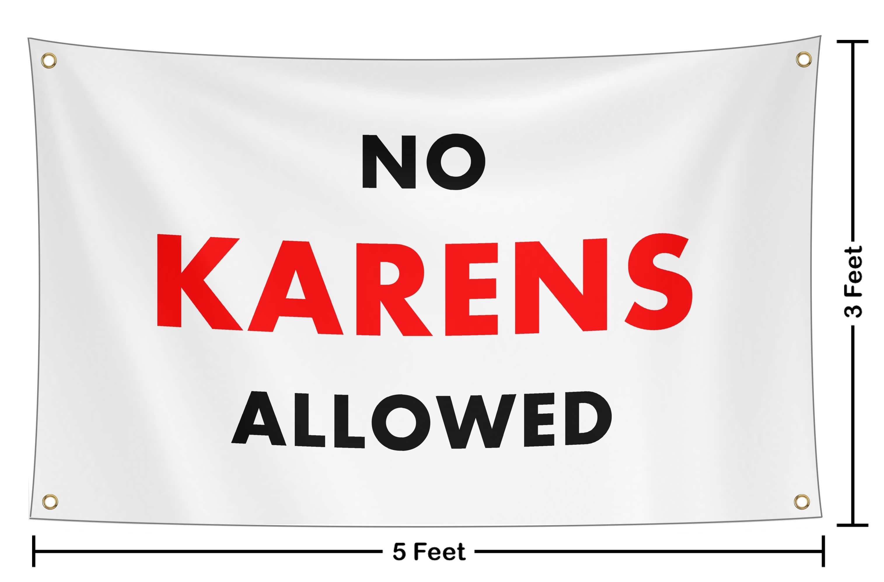No Karens Allowed Flag