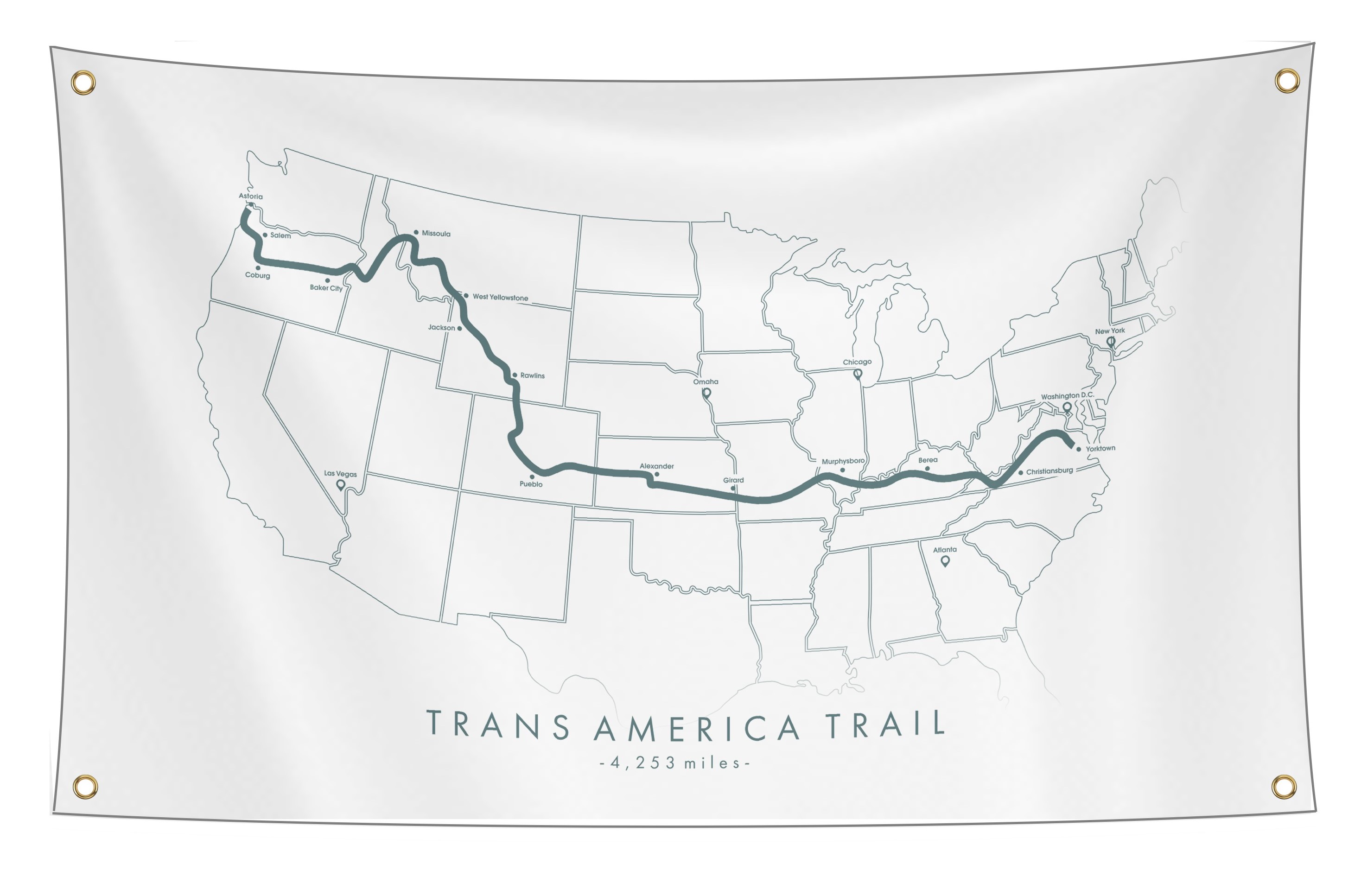 Trans America Trail Flag